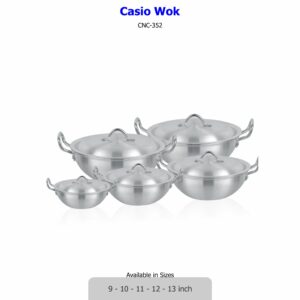 Casio Wok (Karahi) Metal Finish